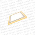 Panel Led Cuadrado p/ Embutir Dual 18W Luz Fria 6500°k + Borde 6W Luz Calida 3000°k Taschibra