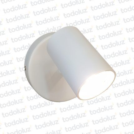 Aplique Cilindro Blanco c/Base Redonda 1*GU10 (50.432)