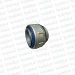 Conector Box Metal 2´ Macho c/ Rosca y Tuerca p/ Caño Corrugado