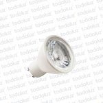 Lamp. Dicroica Led MR16 7W GU10 Dimerizable Luz Calida 3000°k 220Vac