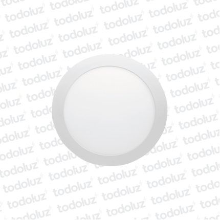 Panel Led Redondo p/ Embutir 18W Luz Neutra 4000°k Taschibra