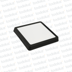 Panel Led Cuadrado p/ Adosar Borde Negro 18W Luz Fria 6500°k Taschibra