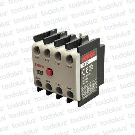 Contacto Auxiliar Frontal 2NO+2NC p/ Contactor Steck