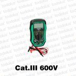 Multimetro Digital (Tension 600Vac/dc)(Cat.III 600V) Schneider