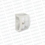 Aplique Ext. Rectangular Blanco 5C Oval Transp 1*E27 (57.481)