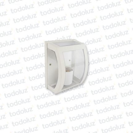 Aplique Ext. Rectangular Blanco 5C Oval Transp 1*E27 (57.481)