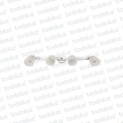 Aplique B. Circular Barra Lineal Blanco Cabezal Movil PVC 4*E27 (50.528)