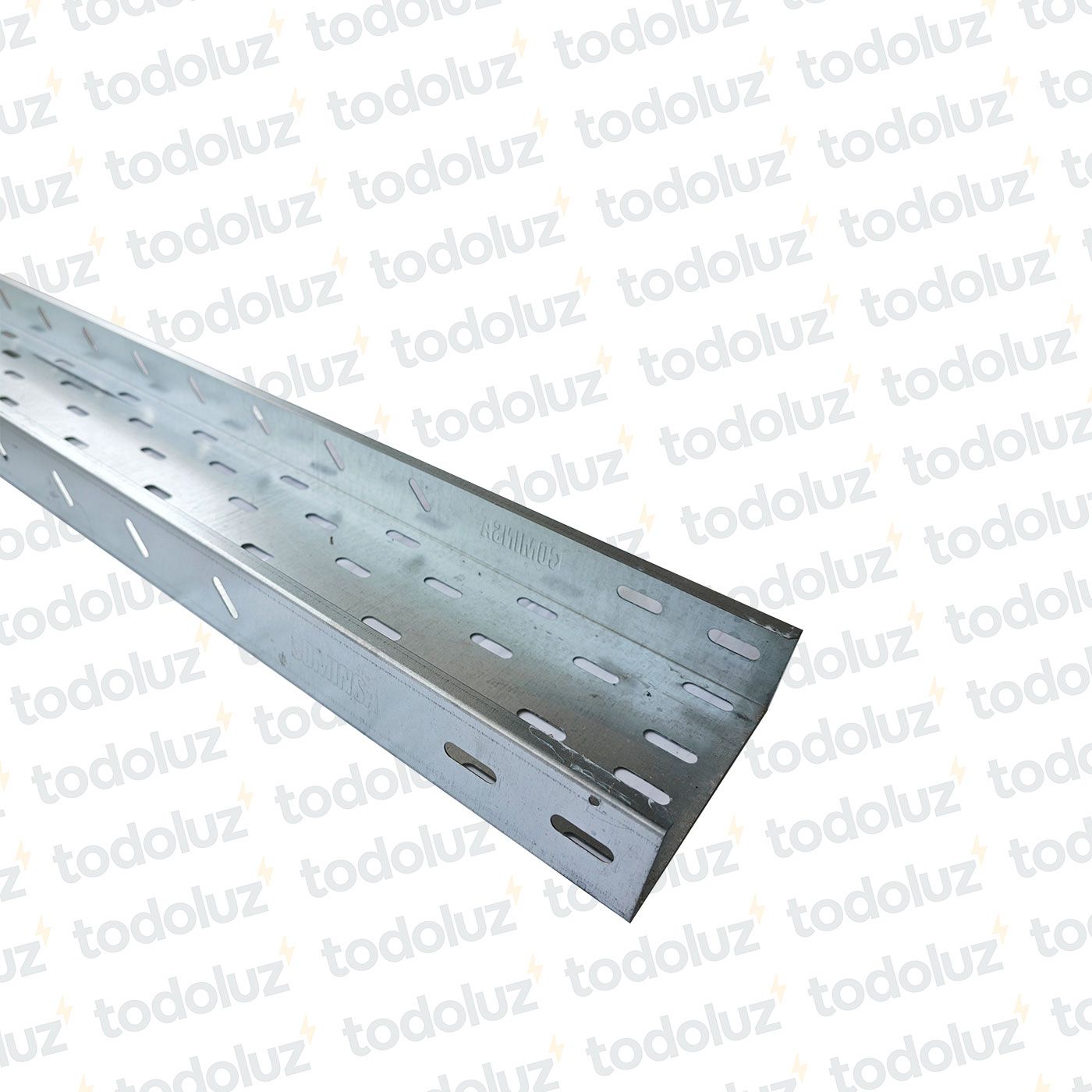 a363aed1-b6d3-4830-89cc-8df7ce264962-7117.jpg Bandeja Portacable T. Ranurado 150x50mm Chapa n°22 (x.Tira/3mts) Cominsa