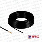 Cable Inpacord 2x0.5mm² Negro 300V Antillama (x.Rollo/100m) Inpaco