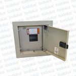 Tablero Embutir Metal Din 3 Modulos c/ Borne Neutro Beige Cominsa