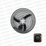 Ventilador de Pared 50cm 130W 1300rpm 220Vac Ventisol