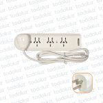 Tomacte. Multiple 4T 10A 250V Multinorma c/ cable