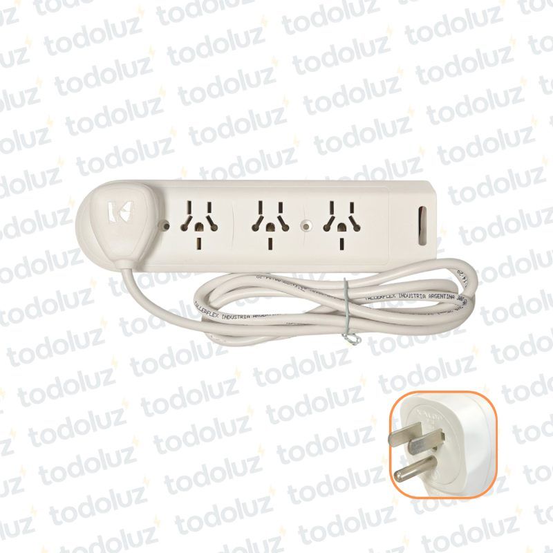 Tomacte. Multiple 4T 10A 250V Multinorma c/ cable