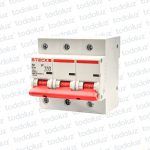 Interruptor Termomagnetico Sist. Din 3P 80A 10ka C Steck