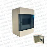Tablero Exterior Plastico Din 5 Modulos c/ Tapa Fume Eletromar