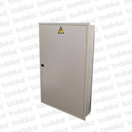 Tablero Embutir Metal Din 100 Modulos c/ Distribucion RST+N+T 250A Beige Cominsa