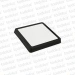 Panel Led Cuadrado p/ Adosar Borde Negro 18W Luz Neutra 4000°k Taschibra