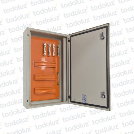 Tablero Exterior Metal Din 36 Modulos c/ Distribucion RST+N+T 160A Beige Cominsa