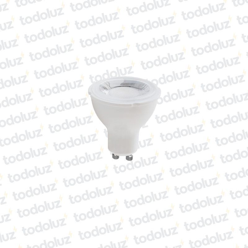 Lamp. Dicroica Led MR16 7W GU10 Luz Calida 3000°k 220Vac