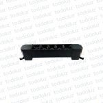 Spot Lineal Puntual Negro p/ Riel 10W 204mm 700lm Luz Calida 3000°k 220Vac