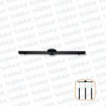 Base Negra Lineal Rectangular con PG p/ Colgante 3 Luces