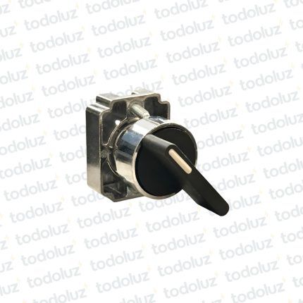 Cabezal de Selector 2 Posiciones Borde Metal Palanca Larga 22mm Steck