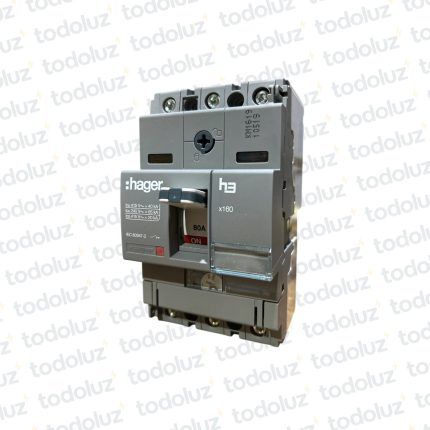 Disyuntor en Caja Moldeada Regulable 3P 80A 40ka/415Vac Hager