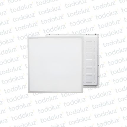 Panel Led Cuadrado p/ Embutir 40W Luz Fria 6500°k 620x620mm (Ref.60x60)