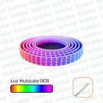Manguera Led 17mm Luz Multicolor RGB (120chip*50x50)(Pin 12mm) 220Vdc (x.1Metro)