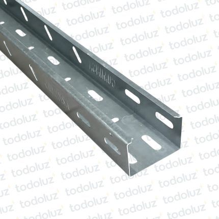 Bandeja Portacable T. Ranurado 60x40mm Chapa n°22 (x.Tira/3mts) Cominsa