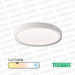 Panel Led Redondo p/ Adosar 24W Luz Calida 3000°k Taschibra