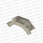 Curva Vertical Externa p/ Bandeja Portacable T. Ranurado 100x50mm Cominsa