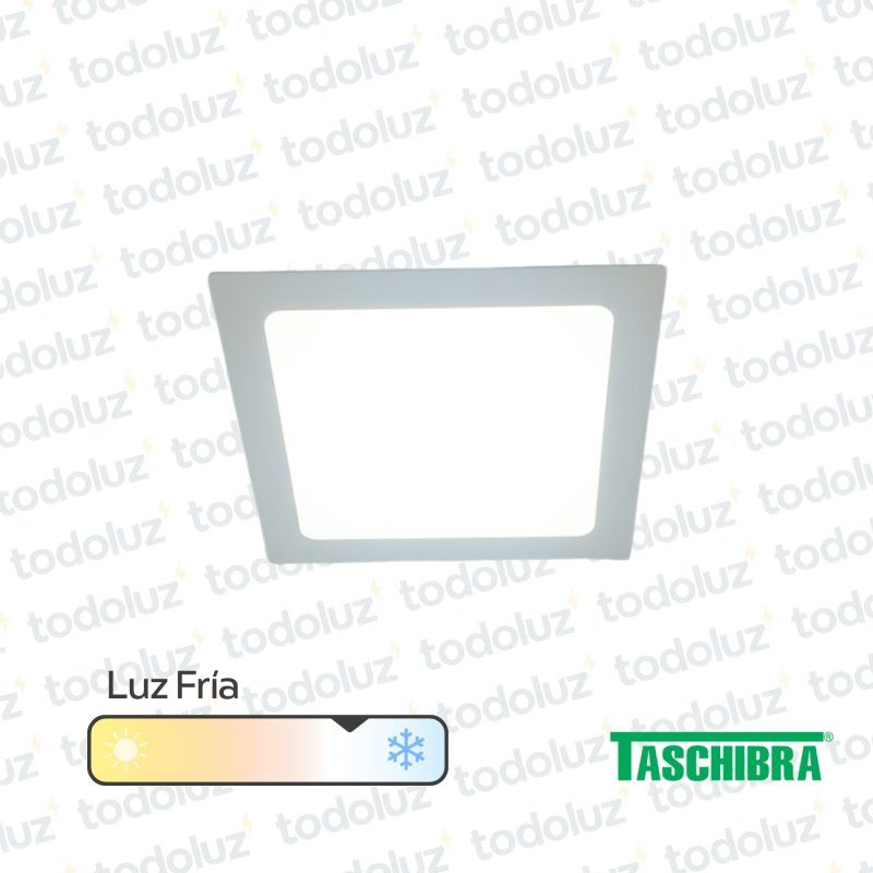 Panel Led Cuadrado p/ Embutir 24W Luz Fria 6500°k Taschibra