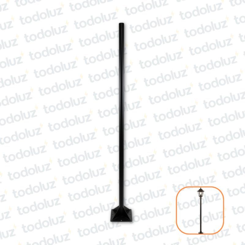 Poste Negro p/Jardin 1.70cm (58.015.P)