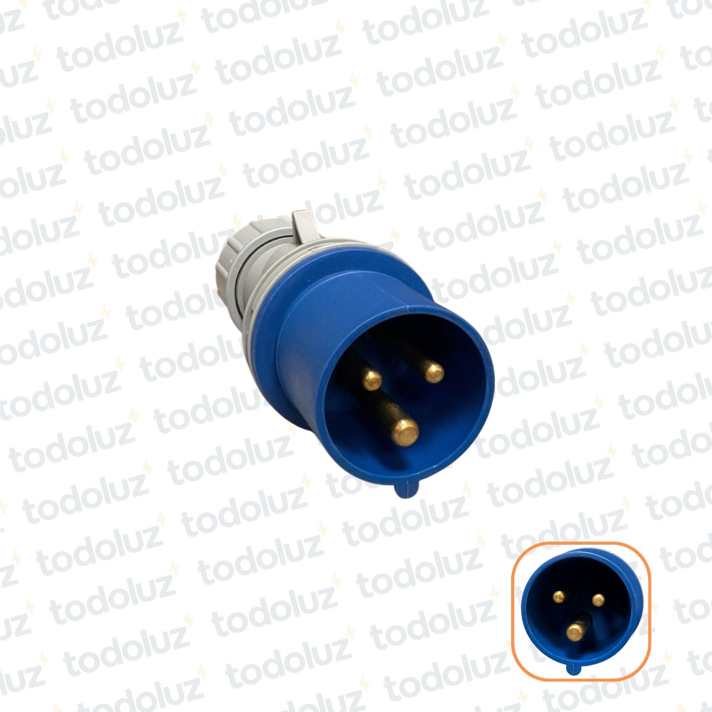 133a78c0-f19a-42a8-af0c-7693ec2d9566-7140.jpg Ficha Macho Industrial 6H 2x16A+T (3 Pin) IP44 200-250V Azul Qi