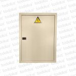 Tablero Embutir Metal Din 36 Modulos c/ Borne Neutro Beige Cominsa
