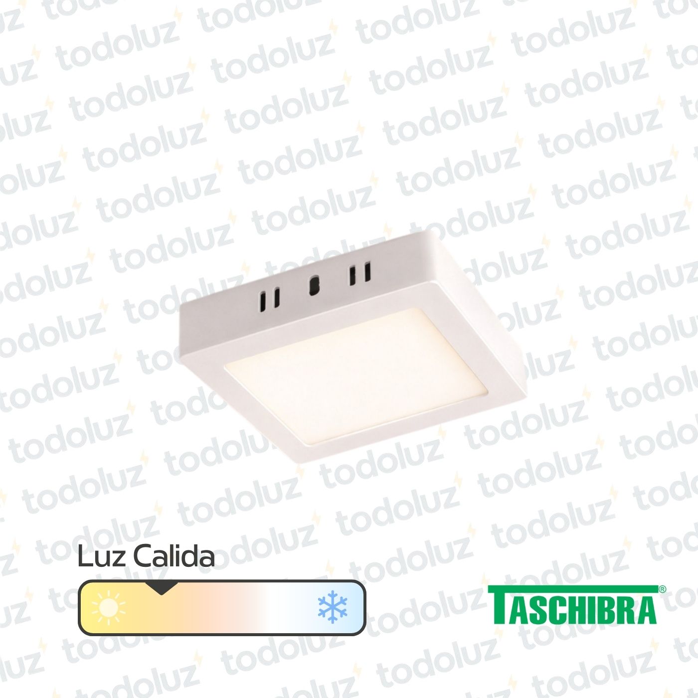 15f2727c-0c19-4b21-977c-77efb5670056-6772.jpg Panel Led Cuadrado p/ Adosar 12W Luz Calida 3000°k Taschibra