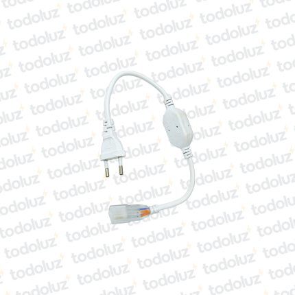Conector p/ Manguera Neon Led 6mm (Pin 6mm) c/ Rectificador AC/DC 220V