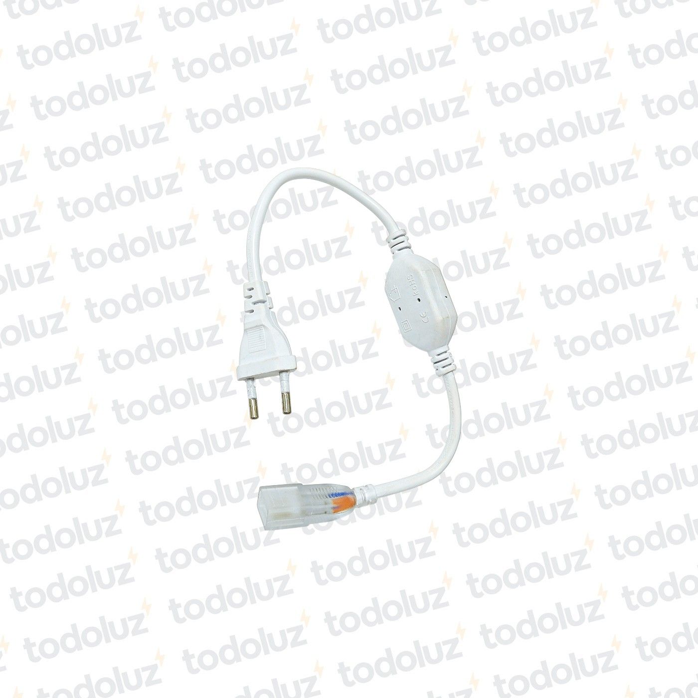 18915e16-741b-4dec-abb1-0c73998b5d89-11383.jpg Conector p/ Manguera Neon Led 6mm (Pin 6mm) c/ Rectificador AC/DC 220V