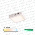 Panel Led Cuadrado p/ Adosar 12W Luz Fria 6500°k Taschibra