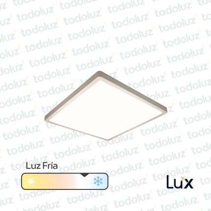 Panel Led Cuadrado p/ Adosar 24W Luz Fria 6500°k MG Lux