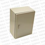 Gabinete Ext Metal 400x300x200mm Beige IP66 c/ Placa de Montaje Myl