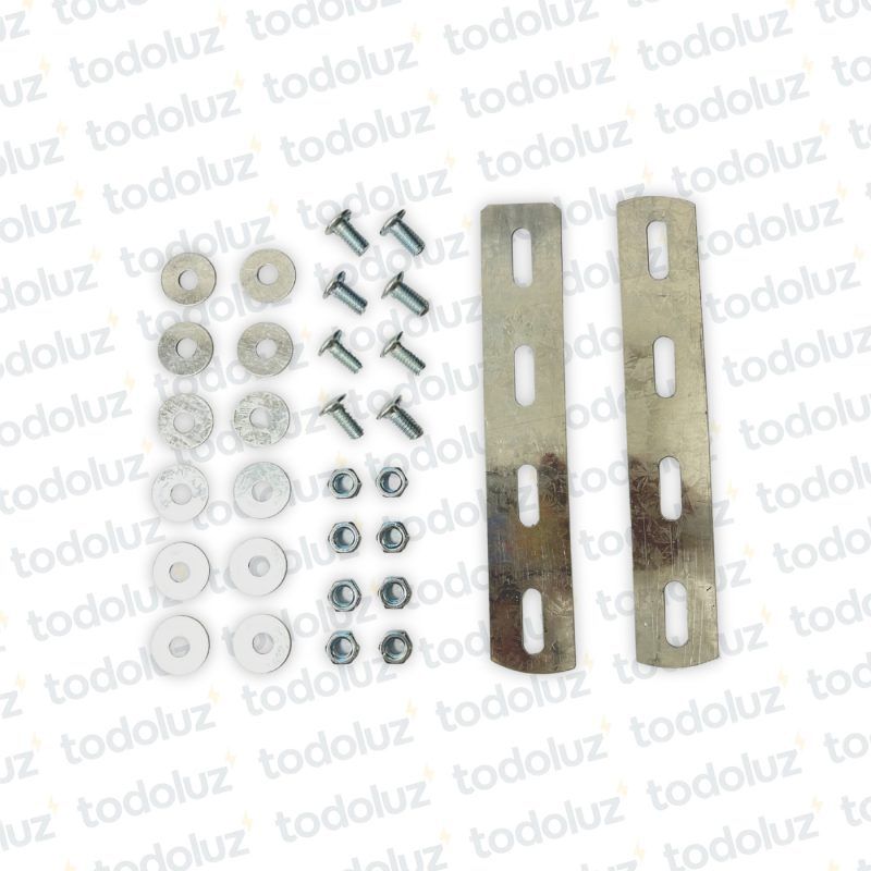 Union p/ Bandeja Perfil Portacable 38x38mm (30/40mm) (x.Par) + 8 Bulones/Tuercas Cominsa
