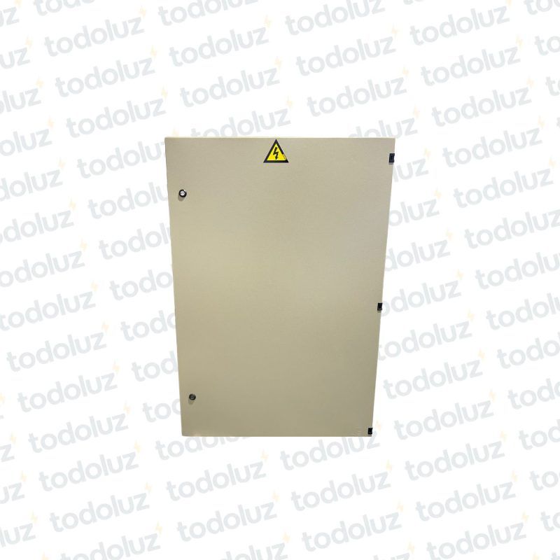Gabinete Ext Metal 1200x800x350mm Beige c/ Placa de Montaje Cominsa