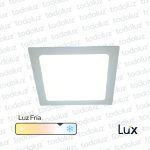 Panel Led Cuadrado p/ Embutir 36W Luz Fria 6500°k 420x420mm (Ref.40x40) MG Lux