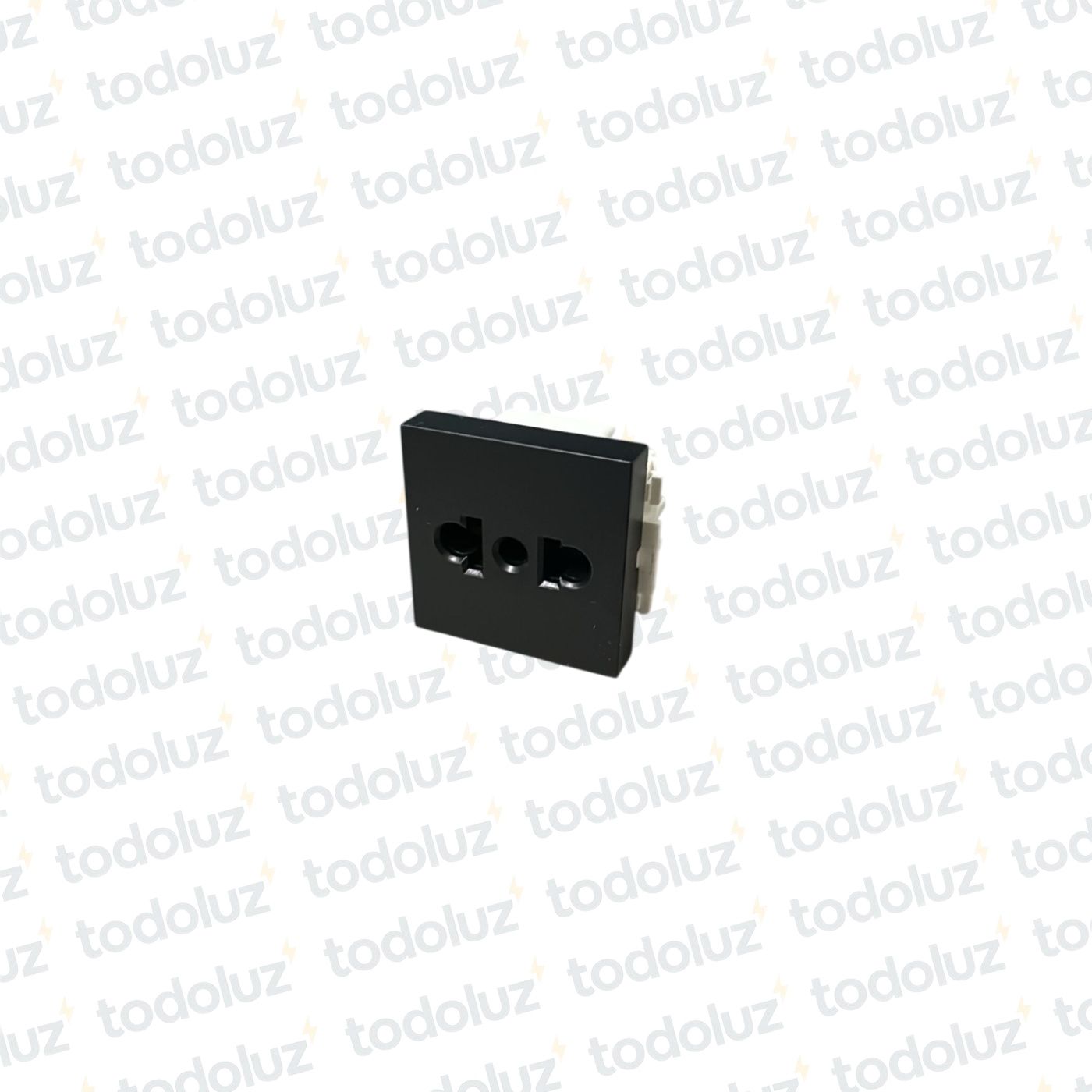 3ea13a85-ac67-42fa-832a-e9b969b8ef56-13142.jpg Mod. Tomacte. 36mm (1.1/2 Mod) Euroamericano + T 10/16A 250V Negro Ek