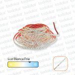 Manguera Led 8mm Luz Fria (120chip*35x28)(Pin 4mm) 220Vac (x.1Metro)