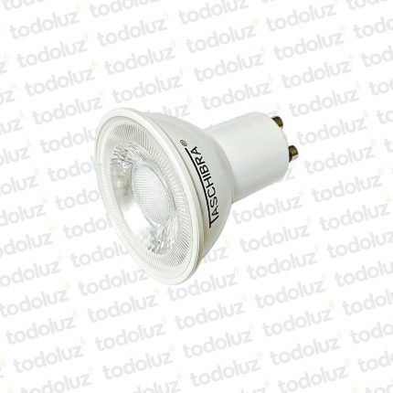 Lamp. Dicroica Led MR16 4.9W GU10 Luz Calida 2700°k 220Vac