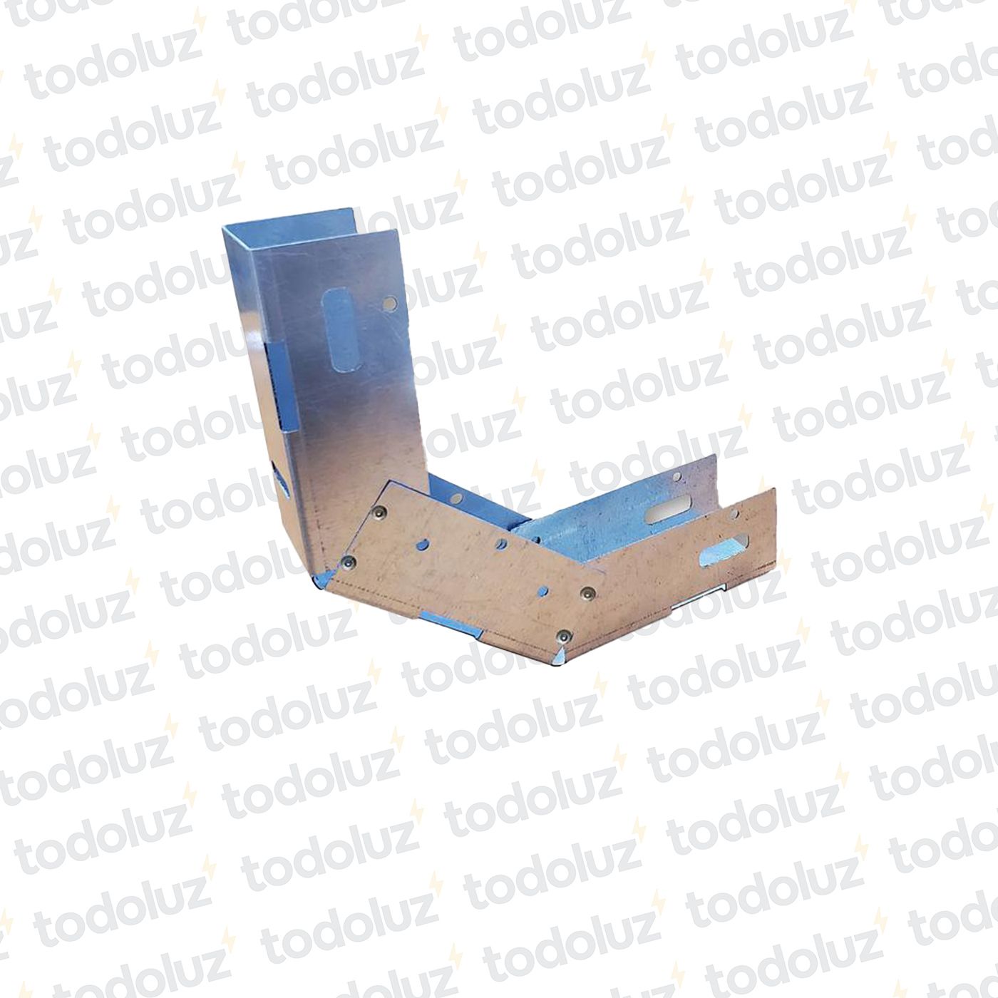 4960-interno-c085bfcb88ab43f0ad889c814be44130.jpeg Curva Vertical Interna p/ Bandeja Portacable T. Ranurado 100x50mm Cominsa