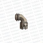 Conector Box Metal Curvo con rosca 1/2´ (c/ tornillo/arandela)